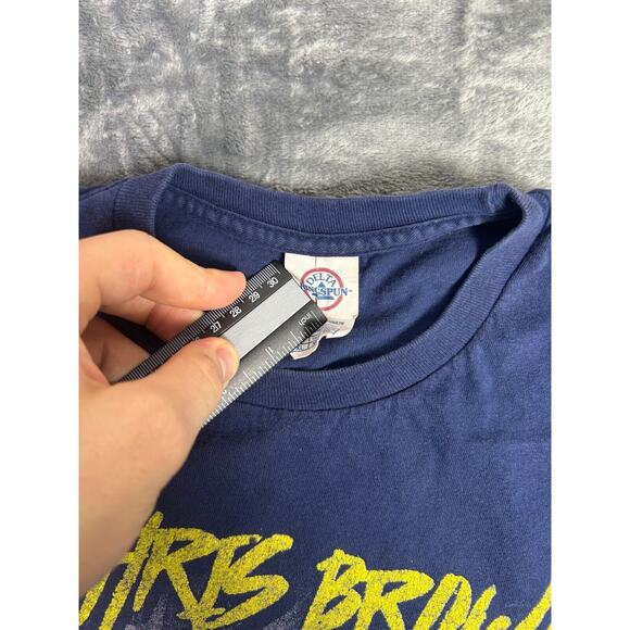 Chris Brown 2017 The Party‎ Tour Concert Tee XL Delta Blue Graphic Hip Hop - Picture 3 of 13